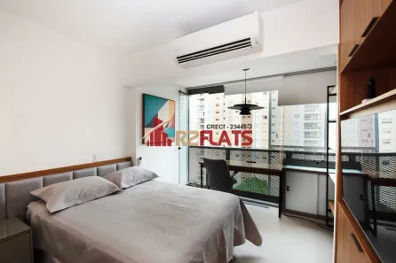 Apartamento com 1 Quarto para alugar, 26m² no Pinheiros, São Paulo