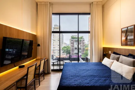 Apartamento com 1 Quarto para venda ou aluguel, 28m² no Pinheiros, São Paulo
