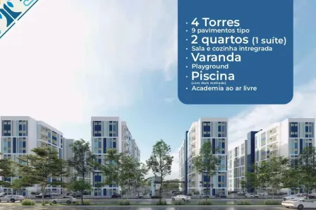Apartamento com 2 Quartos à venda, 43m² no Antares, Maceió