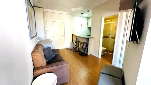 Flat com 1 Quarto para alugar, 35m² no Indianópolis, São Paulo