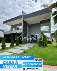 Casa de Condomínio com 4 Quartos à venda, 480m² no Jacuhy, Serra