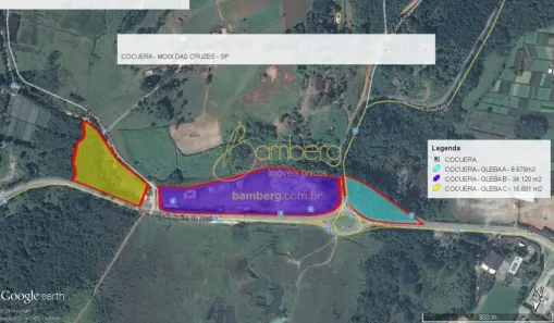 Lote/Terreno à venda, 25395m² no Cocuera, Mogi das Cruzes