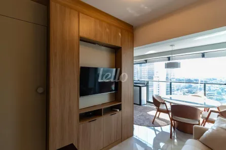 Apartamento com 1 Quarto para alugar, 40m² no Indianópolis, São Paulo