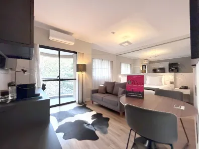 Apartamento com 1 Quarto para alugar, 29m² no Jardim Europa, São Paulo