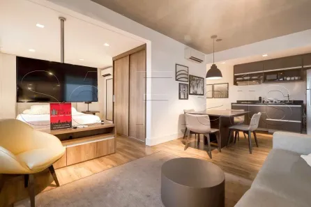 Flat com 1 Quarto à venda, 61m² no Cidade Monções, São Paulo