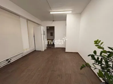 Sala Comercial para alugar, 170m² no Centro, Santos