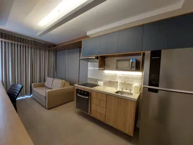 Apartamento com 1 Quarto para alugar, 42m² no Cidade Monções, São Paulo