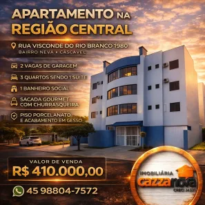 Apartamento com 3 Quartos à venda, 130m² no Neva, Cascavel