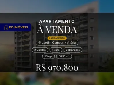 Apartamento com 2 Quartos à venda, 66m² no Jardim Camburi, Vitória