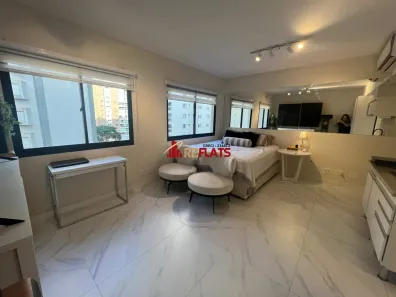 Flat com 1 Quarto para alugar, 27m² no Indianópolis, São Paulo