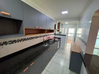 Apartamento com 3 Quartos para alugar, 119m² no Canto do Forte, Praia Grande