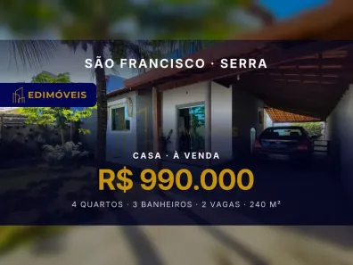 Casa com 4 Quartos à venda, 240m² no São Francisco, Serra