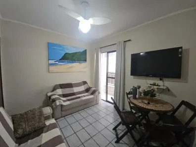 Apartamento com 1 Quarto para alugar, 60m² no Guilhermina, Praia Grande