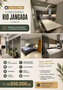 Casa de Condomínio com 2 Quartos à venda, 75m² no Jardim Imperial, Cuiabá