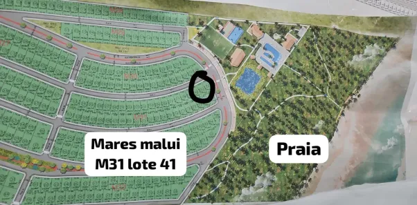 Lote/Terreno à venda, 200m² no , Barra dos Coqueiros