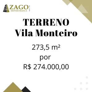 Lote/Terreno à venda, 273m² no Prolongamento Vila Duque de Caxias, Franca
