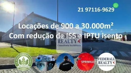 Galpão/Depósito/Armazém para alugar, 895m² no Vila São João, Queimados