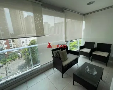 Apartamento com 1 Quarto para alugar, 49m² no Campo Belo, São Paulo