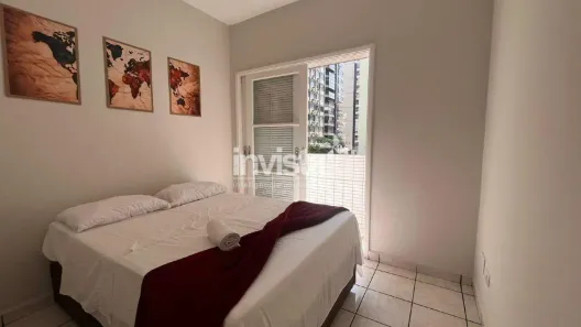 Apartamento com 1 Quarto para alugar, 37m² no Gonzaga, Santos