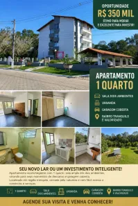 Apartamento com 1 Quarto à venda, 50m² no Coqueiral, Aracruz