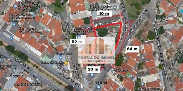 Lote/Terreno para venda ou aluguel, 1512m² no Jardim Nova Europa, Campinas