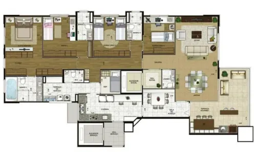 Apartamento com 4 Quartos à venda, 167m² no Vila Clementino, São Paulo