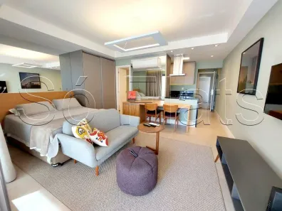 Flat com 1 Quarto à venda, 43m² no Brooklin Paulista, São Paulo