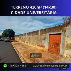 Lote/Terreno à venda, 420m² no Parque Residencial Cidade Universitária, Ribeirão Preto