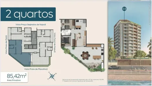 Apartamento com 1 Quarto à venda, 21m² no Piatã, Salvador
