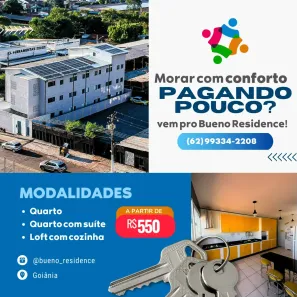 Kitnet com 1 Quarto para alugar, 35m² no Setor Sol Nascente, Goiânia