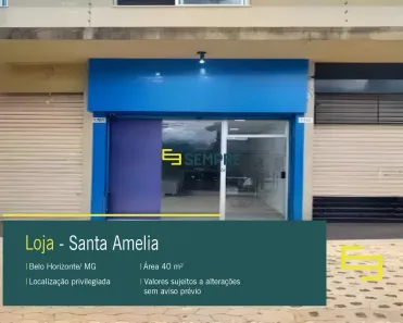 Ponto Comercial à venda, 40m² no Santa Branca, Belo Horizonte