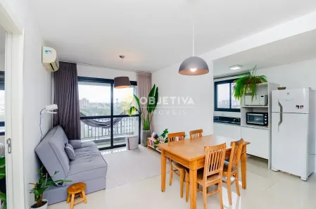 Apartamento com 1 Quarto para alugar, 54m² no Azenha, Porto Alegre