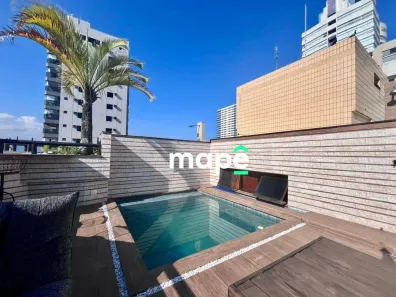 Cobertura com 3 Quartos para alugar, 187m² no Ponta da Praia, Santos