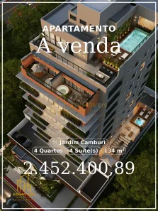 Apartamento com 4 Quartos à venda, 134m² no Jardim Camburi, Vitória