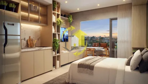 Apartamento com 1 Quarto à venda, 23m² no Tatuapé, São Paulo