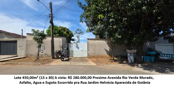 Lote/Terreno à venda, 450m² no Jardim Helvécia, Aparecida de Goiânia