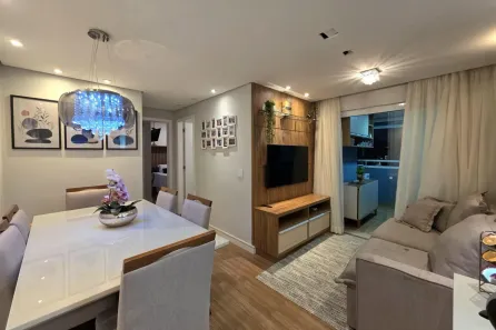 Apartamento com 2 Quartos à venda, 60m² no Vila Valparaíso, Santo André