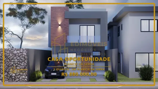 Casa com 3 Quartos à venda, 136m² no Planície da Serra, Serra