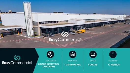 Galpão/Depósito/Armazém para alugar, 1228m² no Cidade Industrial, Contagem