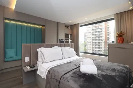 Apartamento com 1 Quarto para venda ou aluguel, 31m² no Cerqueira César, São Paulo