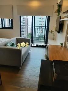 Flat com 1 Quarto para alugar, 26m² no Indianópolis, São Paulo