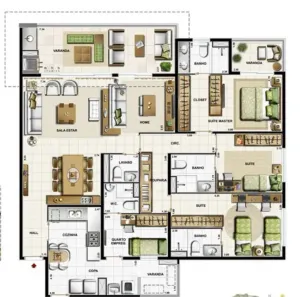 Apartamento com 3 Quartos para venda ou aluguel, 156m² no Barra da Tijuca, Rio de Janeiro