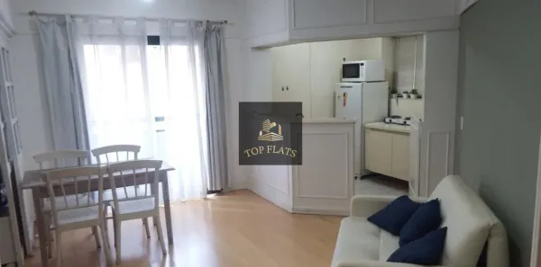 Flat com 1 Quarto para alugar, 40m² no Itaim Bibi, São Paulo