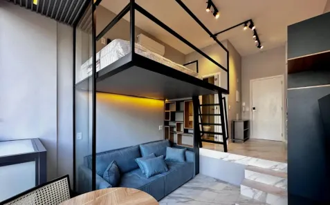 Apartamento com 1 Quarto para alugar, 25m² no Jardim das Acácias, São Paulo