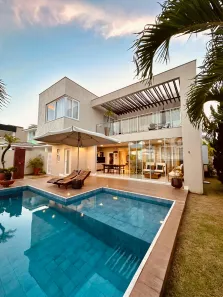 Casa de Condomínio com 4 Quartos à venda, 306m² no Alphaville (Abrantes), Camaçari