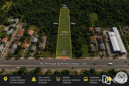 Lote/Terreno à venda, 1500m² no Ponta Grossa, Porto Alegre