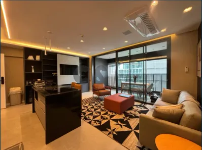 Apartamento com 1 Quarto para alugar, 78m² no Jardim das Acácias, São Paulo
