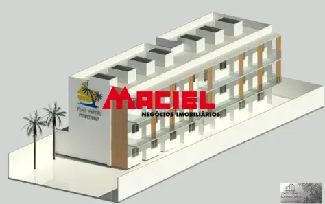 Flat com 1 Quarto à venda, 30m² no Parque Balneário Poiares, Caraguatatuba