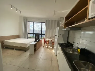 Apartamento com 1 Quarto para alugar, 28m² no Boa Vista, Recife