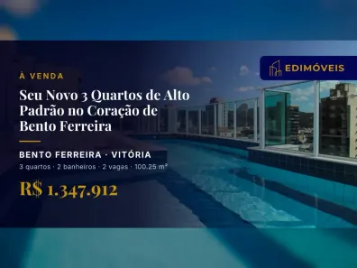 Apartamento com 3 Quartos à venda, 100m² no Bento Ferreira, Vitória